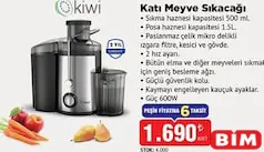 KİWİ KATI MEYVE SIKACAĞI 500 ML KİWİ KATI MEYVE SIKACAĞI 500 ML